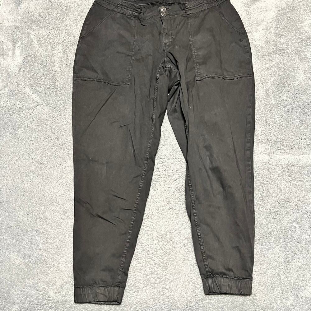 Lularoe Pants Womens 36 Jogger Chino Dark Gray Ankle